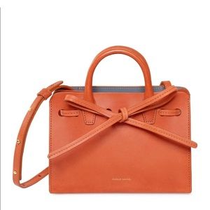 Mansur Gavriel Mini Mini Sun Bag Brown Leather Crossbody Bag Fall Trendy Bag